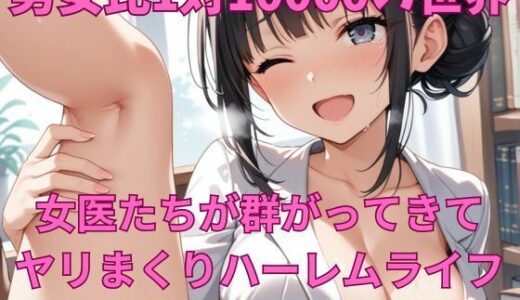 【無料で読める？】男女比1対10000の世界 女医たちとセックスし放題でちんぽが乾く暇もないヤリ放題ハーレムライフ！！ 【TailorFetiAI-Pix】