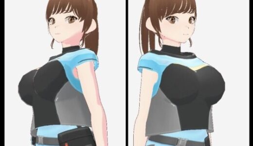 【無料で読める？】水色の服を着た巨乳のお姉さん（セリフなし  3DCGモデル  イラスト集） 【シックススイートナイン】
