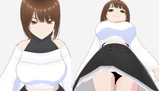 【無料で読める？】ツンデレっぽい巨乳のお姉さん（セリフなし  3DCGモデル  イラスト集） 【パイアールフロンティア】
