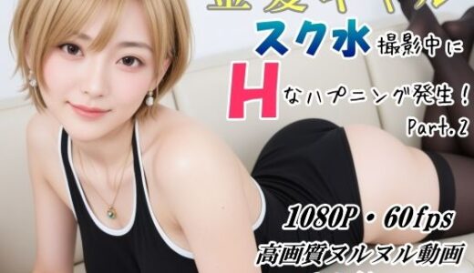 【無料で読める？】金髪ギャル スク水撮影中にHなハプニング発生！ DXバージョン 【山頭火】