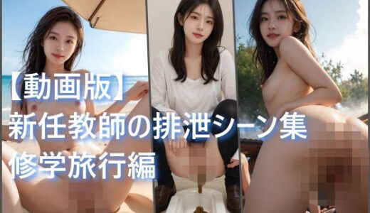【無料で読める？】【動画版】新任教師の排泄シーン集 修学旅行編 【べっぴんアート】