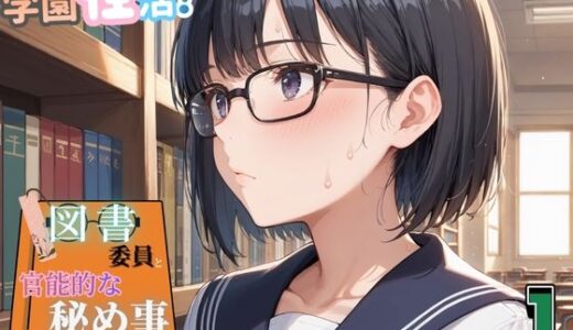 【無料で読める？】学園性活！図書委員と官能的な秘め事1【メガネ美少女の厳選CG350枚収録】 【アオとハル】