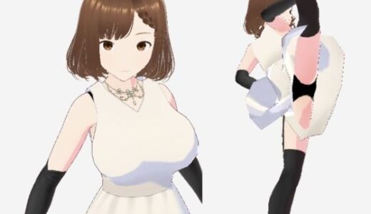 【無料で読める？】スカートの下にガーターストッキングを着たレディ（セリフなし  3DCGモデル  イラスト集） 【アンリアルパイヤン】