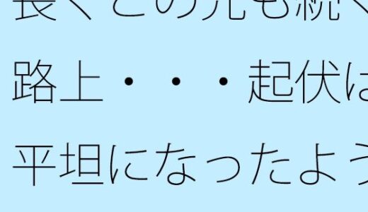 【無料で読める？】長くこの先も続く路上・・・起伏は平坦になったように今は思えるが・・ 【サマールンルン】