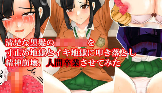 【無料で読める？】清楚な黒髪の女子〇生を寸止め地獄とイキ地獄に叩き落とし精神崩壊、人間卒業させてみた 【淫乱テディベア】