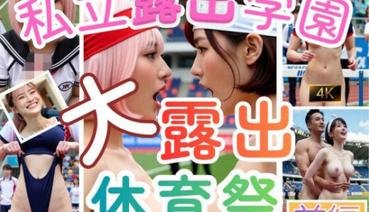 【無料で読める？】私立露出学園  大露出体育祭  ザ・ムービー  前編 【ももちっち】