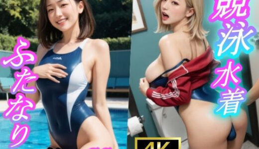【無料で読める？】競泳水着ふたなりCG集 【ふたなり工房】