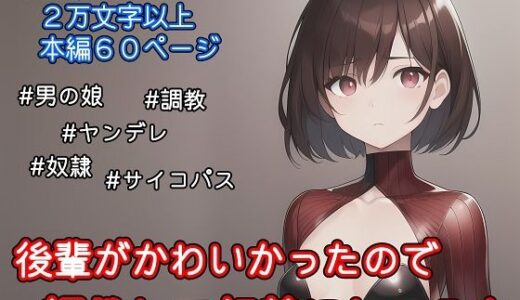 【無料で読める？】【小説版】後輩がかわいかったので調教して奴●にしてみた 【melt】