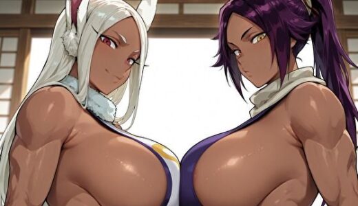 【無料で読める？】長身褐色娘に挟まれたい 【machua】