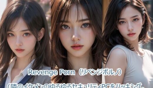 【無料で読める？】Revenge Porn 【リベンジポルノ】（隣のイケメンのゆるゆるセキュリティPCをハッキング。ハメ撮り写真で歴代の  美人彼女を脅してみた件） 【すなふ】