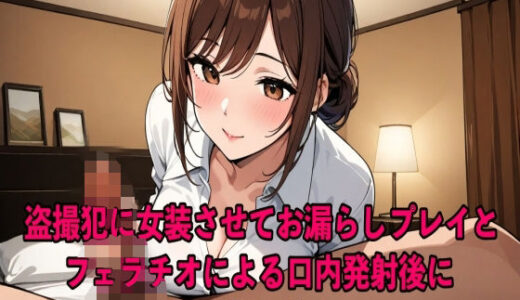 【無料で読める？】【去勢プログラム】盗撮犯に女装させてお漏らしプレイとフェラチオによる口内発射後に金玉潰しボイス【お姉さん/SM】 【エロカフェ】