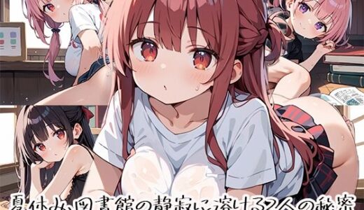 【無料で読める？】夏休み、図書館の静寂に溶ける2人の秘密page.9 【プリズムK】