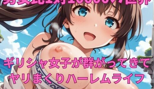 【無料で読める？】男女比1対10000の世界 ギリシャ女子とセックスし放題でちんぽが乾く暇もないヤリ放題ハーレムライフ！！ 【TailorFetiAI-Pix】