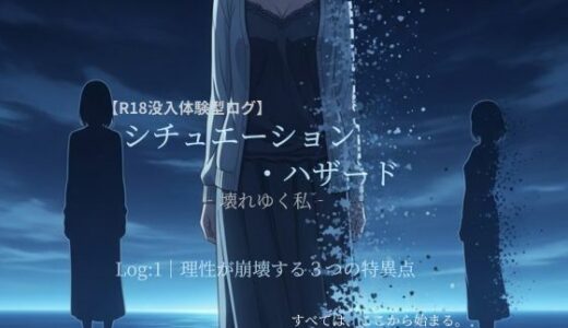 【無料で読める？】シチュエーション・ハザード‐壊れゆく私‐Log:1 理性が崩壊する3つの特異点 【AIインタラクティブ研究所】