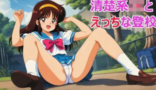 【無料で読める？】清楚系JKとエッチな登校 【kurara natu】