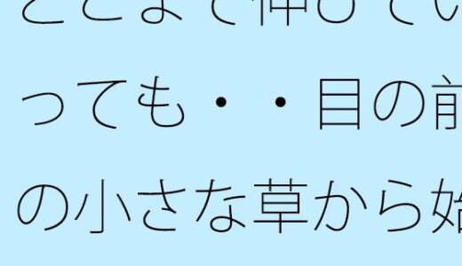 【無料で読める？】どこまで伸びていっても・・目の前の小さな草から始まる小宇宙  落書きノートに投影して・・ 【サマールンルン】
