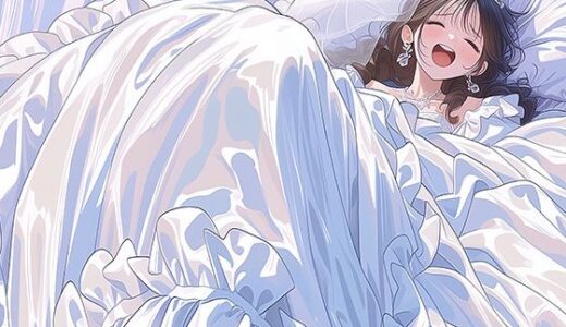 【無料で読める？】【ドレス美少女50】ツルツルドレスに包まれて恍惚に沈む 【Dresscco】