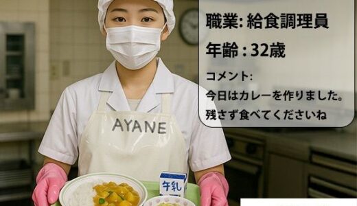 【無料で読める？】給食調理員  斎藤彩音  写真集 【ホワフェチ】