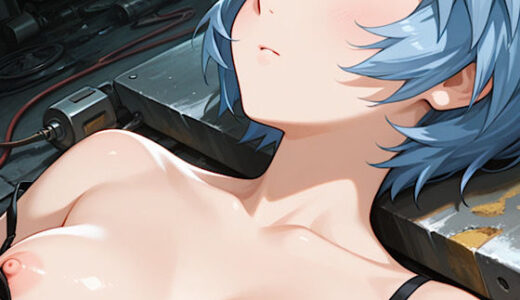 【無料で読める？】500枚【新世紀エヴァ◯ゲリオン  綾◯レイ  etc新東京アート下着コレクション】 【紺のソックス】