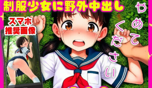 【無料で読める？】セーラー服は脱がさずサクっと挿入＆種付け【制服少女に野外中出し】【213枚】 【なべゆき屋】