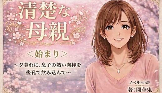 【無料で読める？】清楚な母親3 〜息子の熱い肉棒を飲み込みながら禁断のアナル講義〜 【開華鬼】