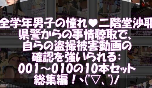 【無料で読める？】【△500●500】学業成績学年一位の二階堂沙耶・県警からの事情聴取で、自らの盗撮被害動画の確認を強いられる:Vol.R001-010までの10本セット総集編！ 【Libido-Labo】