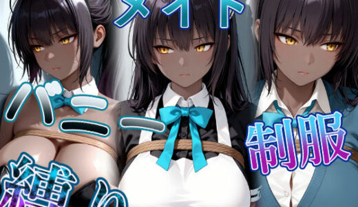 【無料で読める？】褐色黒髪娘の捕らわれ3色丼CG集 maid bunny school restrained 【パスカブ】