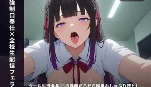 【無料で読める？】【強●口奉仕×全校生配信フェラ】クール生徒会長JKの嗚咽だらだら喉奥おしゃぶり堕とし 〜朝から放課後まで精飲特化（はーと）〜（全77分） 【まのゆあクリエイティブ】