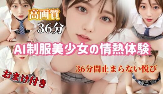 【無料で読める？】AI制服美少女の情熱体験 - 36分間止まらない悦び 【AIT】