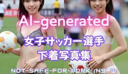 【無料で読める？】AIコスプレ写真集 「ランジェリー・フットボール」:下着姿のサッカー女子写真集 【美伝プロジェクト】