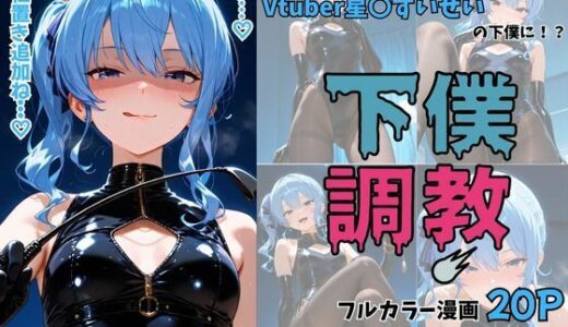 【無料で読める？】Vtuber星〇すいせいの下僕調教〜足コキ・ムチ・手コキ・フェラ・騎乗位〜 【夕焼けAI@M向け同人】
