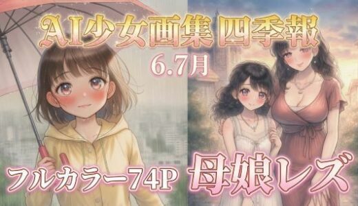 【無料で読める？】AI少女画集 四季報 6.7月 【津田沼自家発電所】