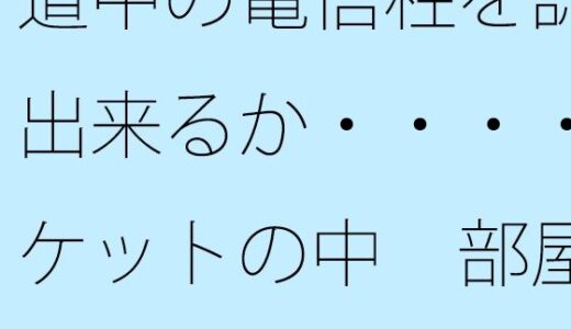 【無料で読める？】道中の電信柱を認識出来るか・・・・ポケットの中  部屋・・遠くの・・・で木箱の壁は 【サマールンルン】