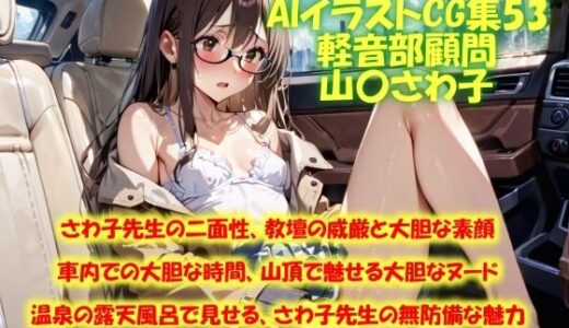 【無料で読める？】AIイラストCG集53  軽音部顧問  山〇さわ子 【ドンガラAI美少女イラスト支部】