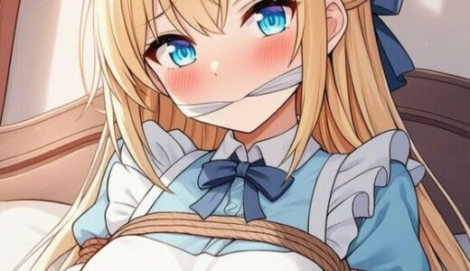 【無料で読める？】【音声付き】緊縛された女の子動画集 〜M字開脚編〜 【彩屋】