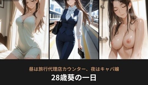 【無料で読める？】昼は旅行代理店カウンター、夜はキャバ嬢―28歳・葵の日常【BGM付きフォトストーリー】 【beauty4ever】