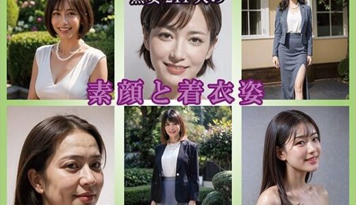 【無料で読める？】【AIグラビア】熟女の素顔と着衣姿 【熟女コレクション】