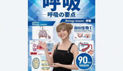 【無料で読める？】【▲20】一ノ瀬廻里 大学に進学し強豪予備校『DOPUX（ドピュックス』で生物I，IIを教える名物講師に！（Vol.020:呼吸） 【Libido-Labo】
