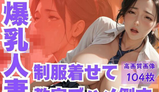 【無料で読める？】ムチムチ爆乳人妻制服着せて教室でハメ倒す 【CP出版】