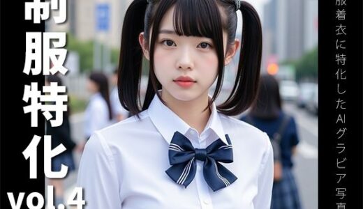 【無料で読める？】制服特化 vol.4 -AIグラビア写真集- 【AIグラビア館】