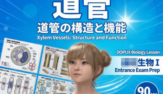 【無料で読める？】【▲20】一ノ瀬廻里 大学に進学し強豪予備校『DOPUX（ドピュックス』で生物I，IIを教える名物講師に！（Vol.029:道管） 【Libido-Labo】